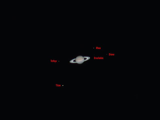 Saturn & Moons