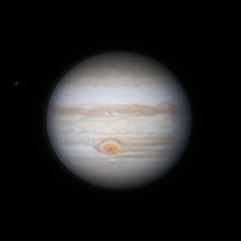 木星とエウロパ (2022/8/19 02:28)