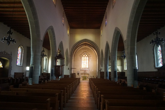 Eglise Notre-Dame, Payerne : Vue intérieure