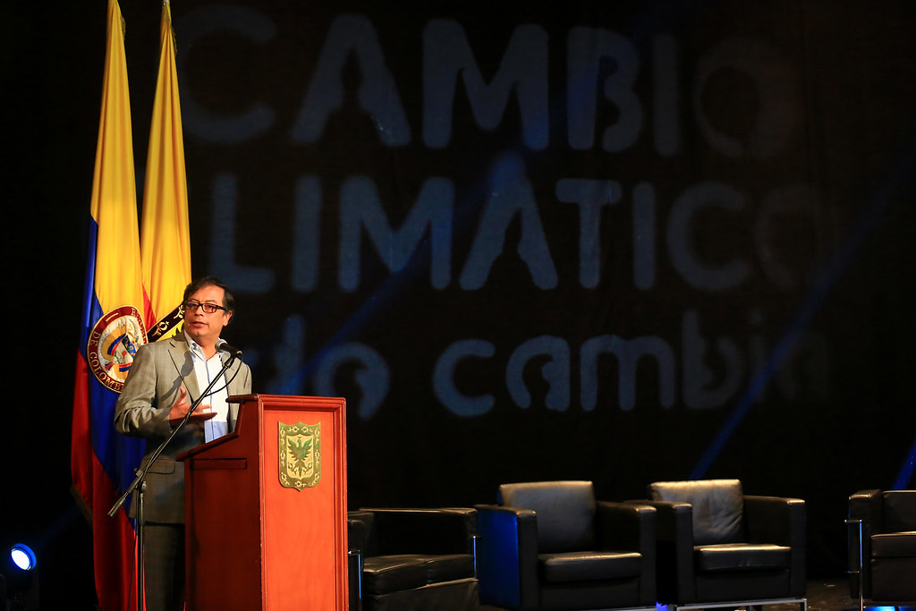 Gustavo Petro在就任波哥大市長期間，就提出濕地保育、氣候變遷調適等政策。資料來源：Gustavo Petro Urrego（CC BY-NC 2.0）