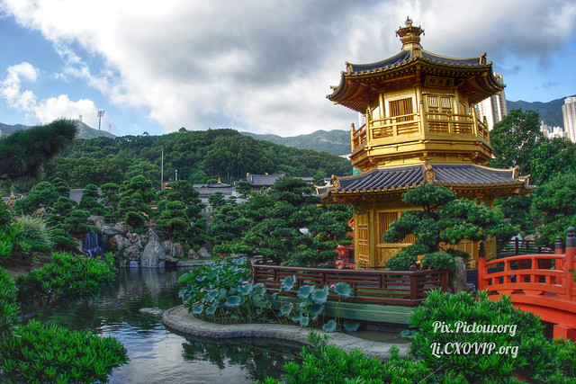 Golden Pagoda Chi Lin Nunnery 志蓮淨苑 from RAW, manmade oasis nestled in busy Hong Kong, must make time to visit if you visit.
