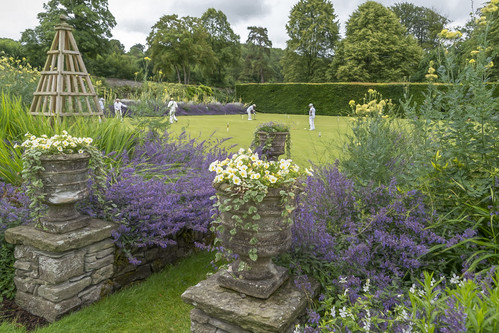 Croquet anyone? by Bob C Images, The Levens Hall Sculptured Gardens are world famous (dating back to 1694).  However on the grounds o