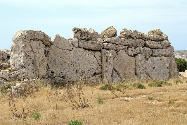 walls of megalitic temple