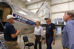 Rep. Zawistowski toured New England Air Museum with Restoration Coordinator Bob Vozzola for a behind the scenes look at their on-going restoration projects and recently completed projects.