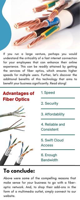 Top Benefits of Fiber-Optic Network