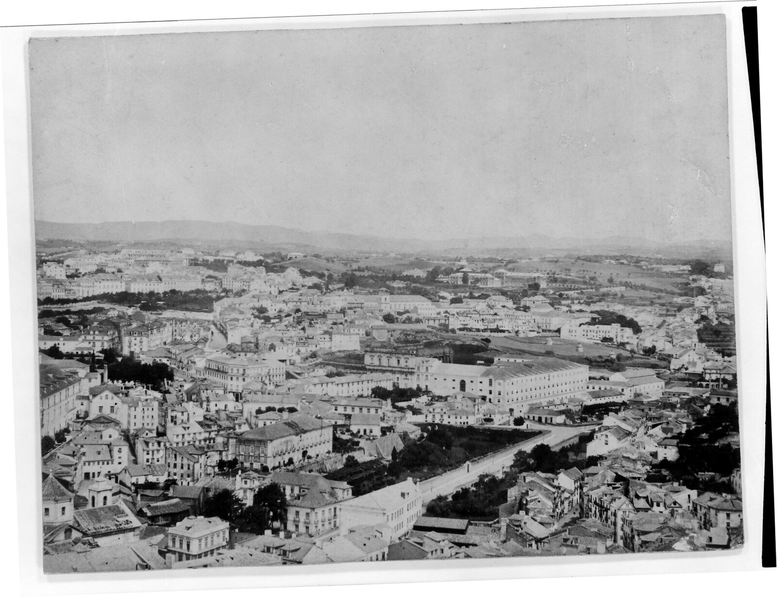  Panorâmica sôbre o Destêrro e a Bemposta, Lisboa (A. n/ id., 3.º quartel do séc. XIX)
