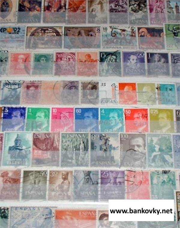 Známky Španielsko balíček 250 ks rôznych