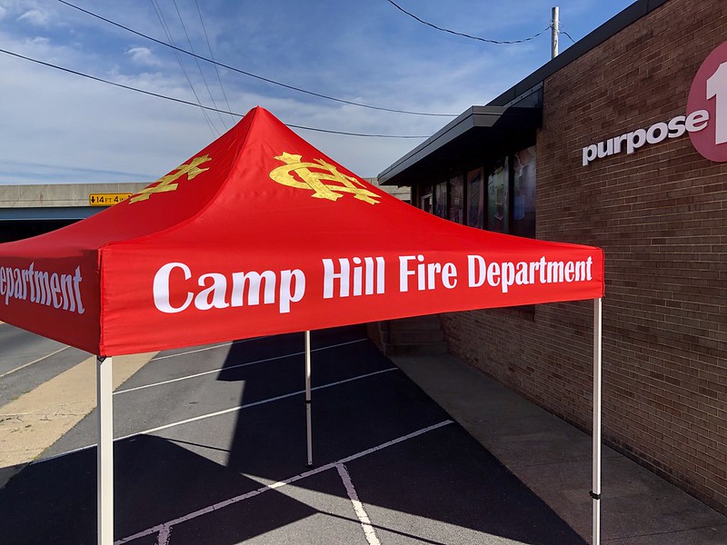 Camp Hill Fire Showdown tent