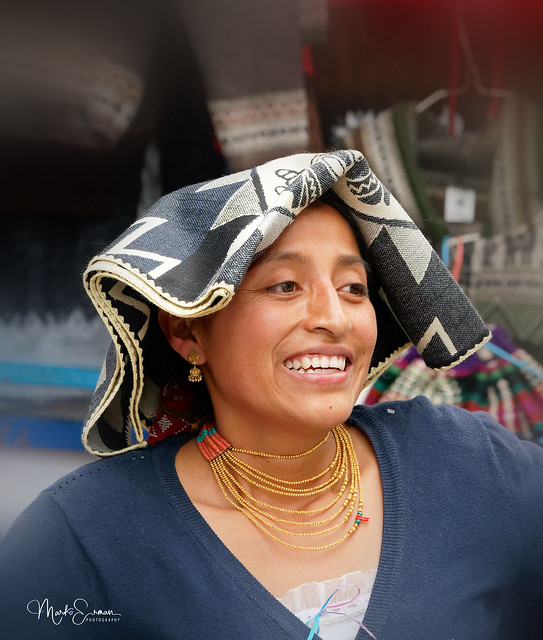 Pretty woman from Otavalo