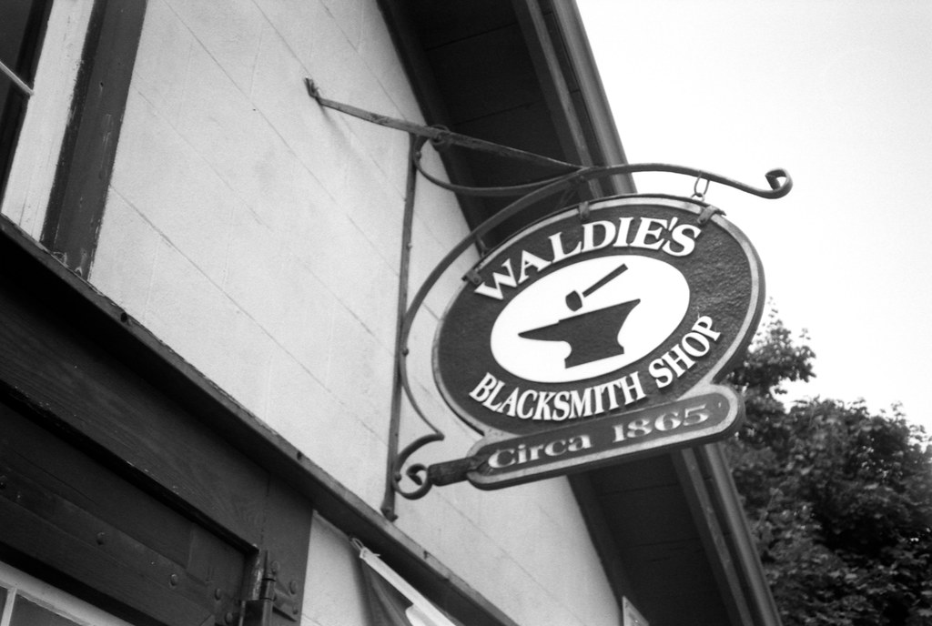 Waldies Blacksmith Shop Sign