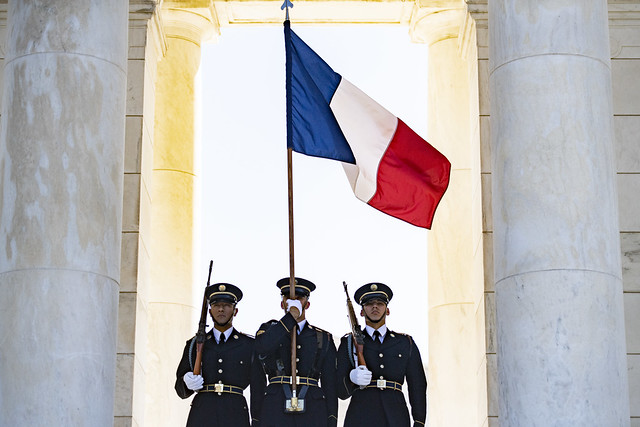 Chief of the French Army Gen. Pierre Schill Participates in an Army Full Honors Wreath-Laying Ceremony at the Tomb of the Unknown Soldier