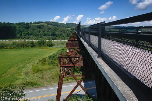 The Salisbury Viaduct.  I'd call it a trestle.  Great Allegheny Passage near Meyersdale, Pennsylvania