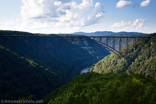 The New River Gorge Bridge from Long Point, New River Gorge National Park, West Virginia