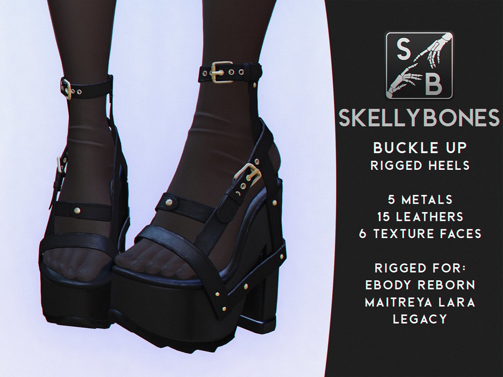 Skellybones — Buckle Up – Rigged Heels @ The Warehouse Sale
