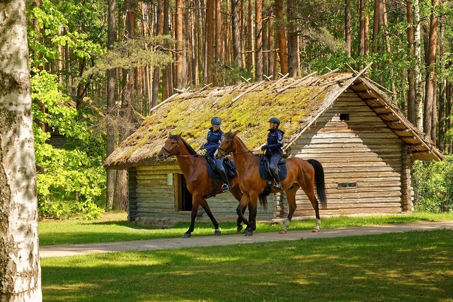 Riga / The Ethnographic Open-Air Museum of Latvia / Mounted Police