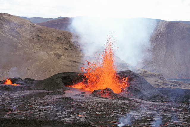 Iceland volcano.