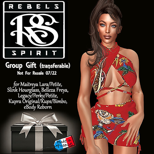 RebelsSpirit Group Gift 07/22 TRANSFERABLE