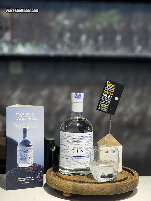 artic blue gin malaysia at the vee by teochew kitchen