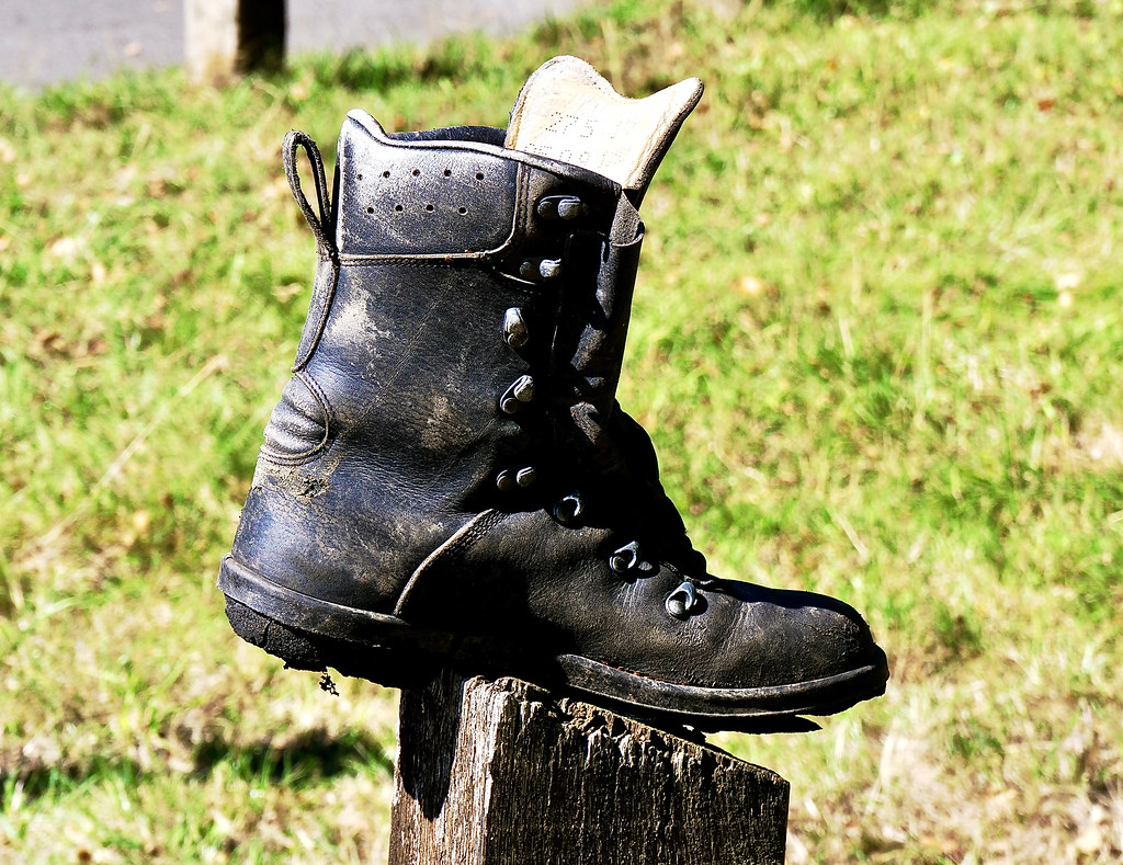 Boot On A Post. | pszz | Flickr