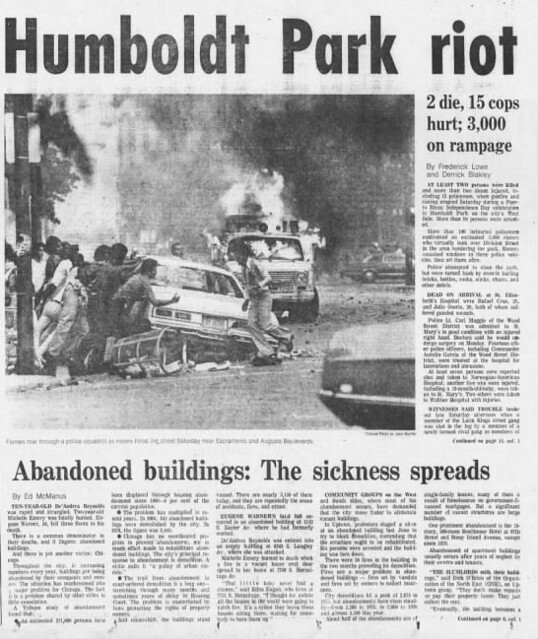 1977 June riots Sun Time