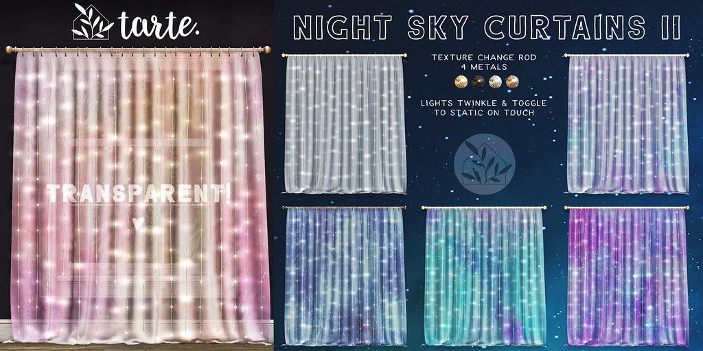 tarte. night sky curtains II @ n21