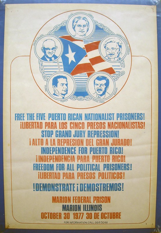 1977 Oct 30 Marion IL demo poster