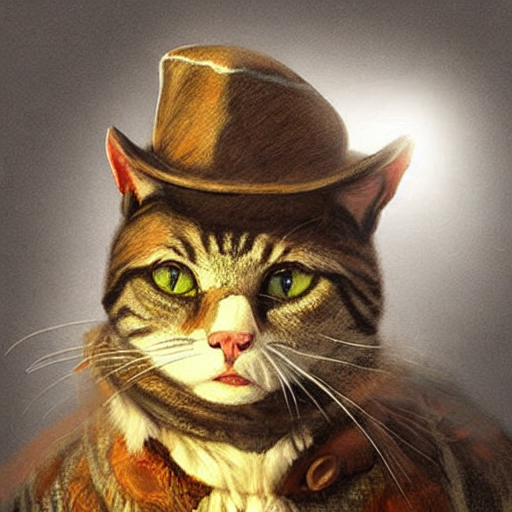 a cat in a deerstalker hat 02