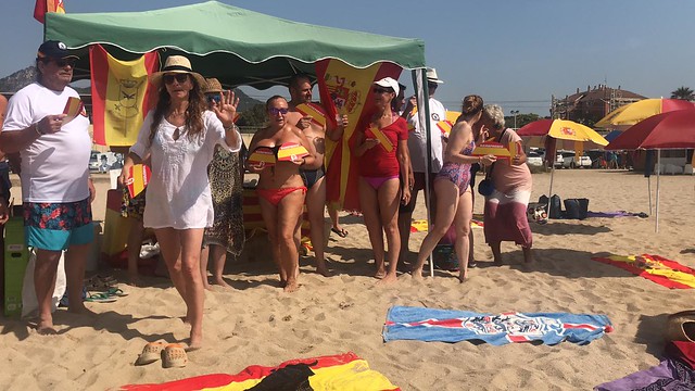 FOTOGRAFÍA. CABRERA DE MAR (BARCELONA), 13.07.2019. La playa de la localidad barcelonesa de Cabrera de Mar acoge la segunda parada de la segunda temporada. Ñ Pueblo (1)