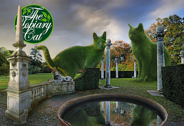 The Topiary Cat and naughty GK