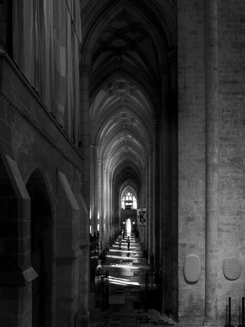 Light and Dark in Winchester Cathedral