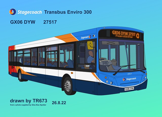 Stagecoach Transbus E300 GX06 DYW