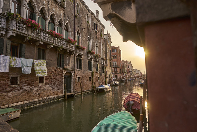 Venedig - die Sonne geht unter