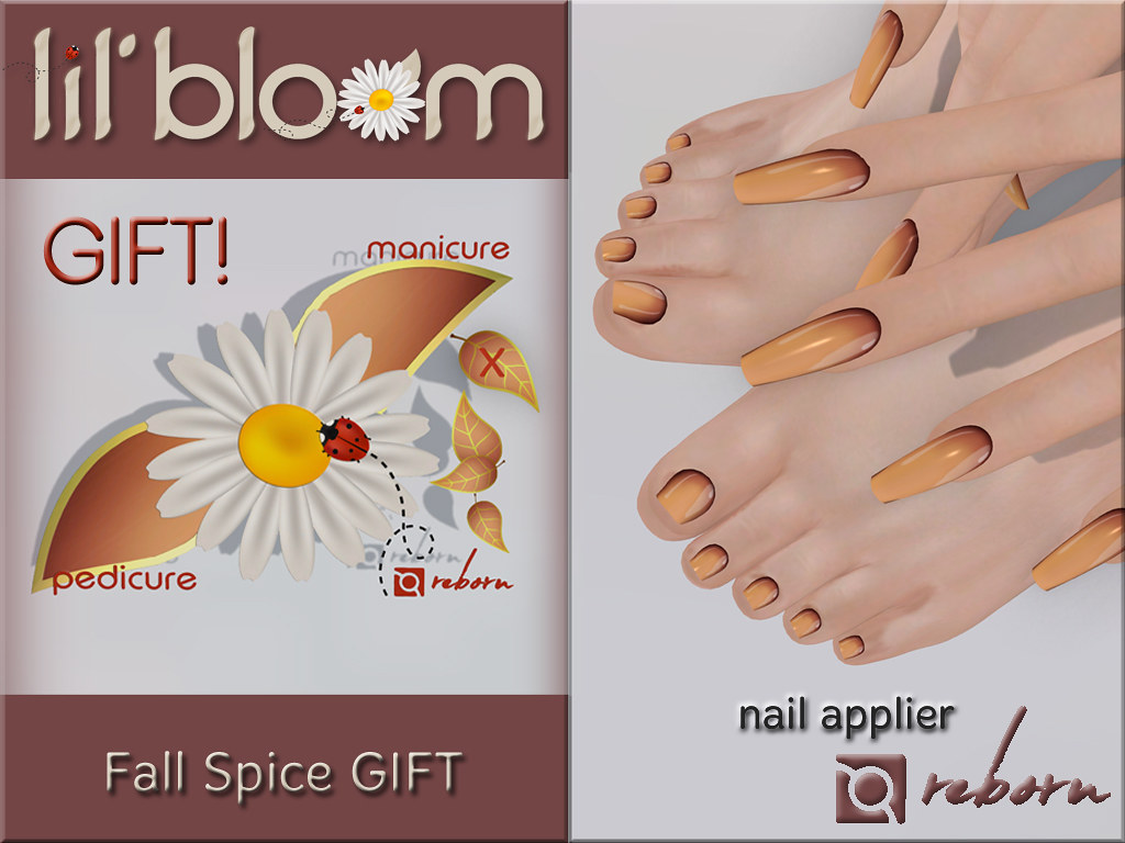 {LB} eBODY REBORN Nail applier:  Fall Spice Gift <3