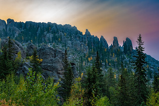 Cathedral Spires Trail in the early morning