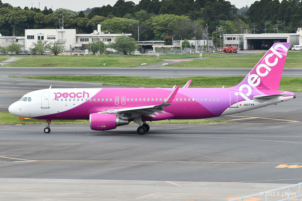 PEACH AVIATION A320-214 JA07VA | NRT/RJAA | 24-APR-2022