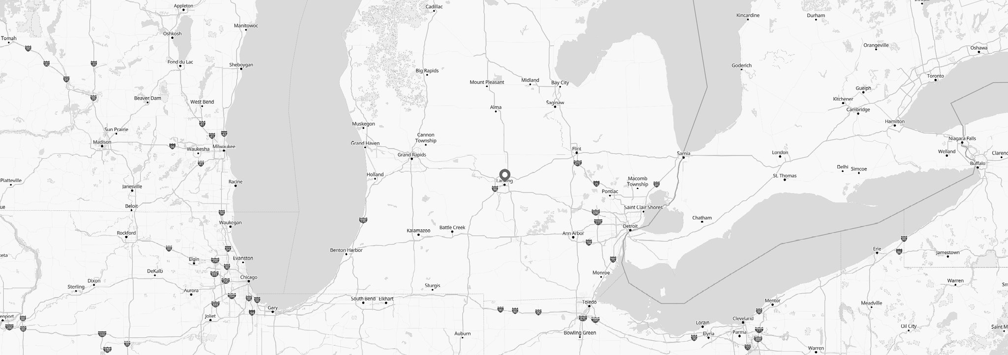 Map - Lansing, MI