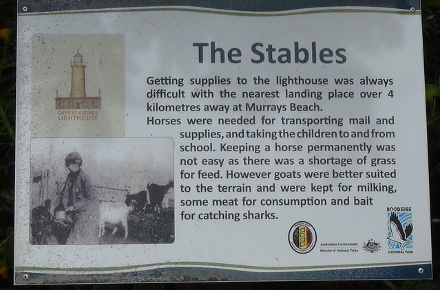 The Stables sign