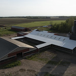 20220526-FNS-LSC-0015 Aerial view of Verratti Farms LLC, a diary and grain operation in Newfane and Gasport, NY, on May 26, 2022. Here, students from the Royalton-Hartland School District learn learn what and where the local milk they drink comes from and what it takes to rain and care for the dairy cows. Courtesy media.

Royalton-Hartland School District, comprised of an elementary, middle, and high school, has approximately 1,300 K-12 students in Middleport, NY, which is a remote, rural part of eastern Niagara County. Royalton-Hartland School District received a FY 2021 Farm to School Implementation grant to provide engaging, hands-on programming that promotes a healthy lifestyle; increases student knowledge of how to grow, prepare, and store fresh produce; and exposes students to the multitude of career opportunities in the growing local agriculture industry. In collaboration with district partners, including Cornell Cooperative Extension of Niagara County, Blackman Family Farms, and the Royalton-Hartland Agriculture Foundation, Royalton-Hartland School District is in the process of developing a K-12 curriculum, engaging teachers in the integration of the farm to school vision on a district-wide basis, equipping kitchen facilities to increase the capacity to store, prepare and serve locally sourced foods, and upgrading classrooms for project-based learning experiences. USDA Media by Lance Cheung.