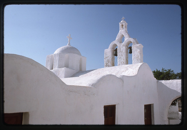 Church, Paros  July 1975 (explored)