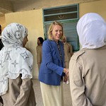 Utenriksministeren i Jordan 29. august. Besøk på UNRWAs skole for palestinske flyktninger i Baqa’a og syriske flyktninger i Amman