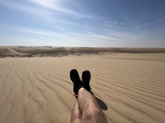 Traveling Boots - Sand Dunes in Oman
