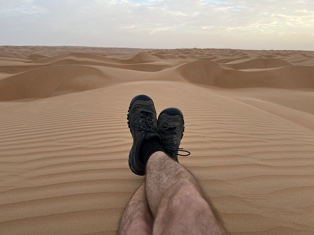 Traveling Boots - The great dunes of Oman