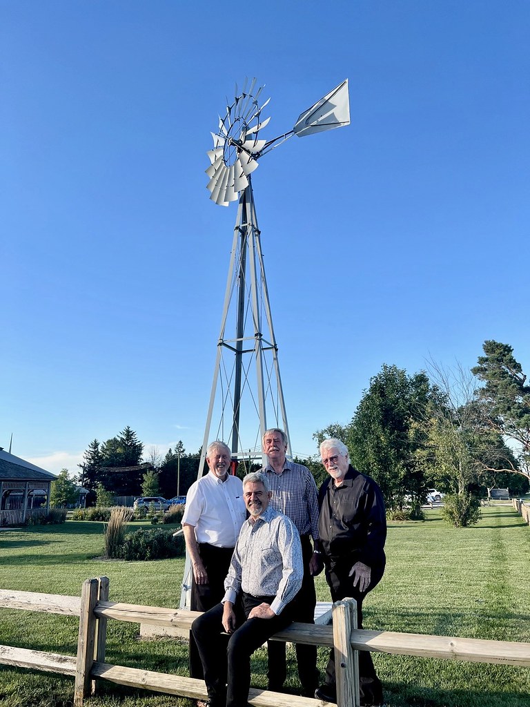 Rotary Windmill 2_Bryan Beattie, Gerhard Eilers, Ed Fluter with Alex Mustakas (seated)