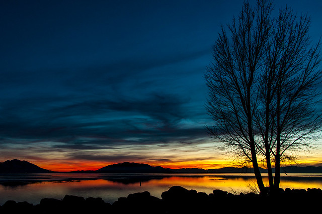 Utah Lake Sunset - Provo