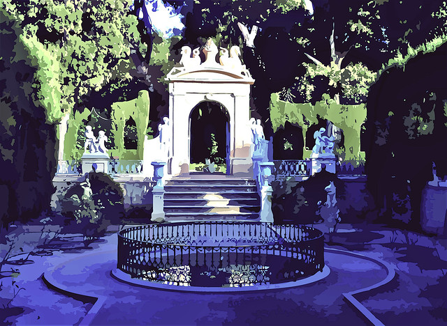 Jardín de Monforte - Valencia - La poesía debe alegrar el corazón de los hombres... y conservar la ilusión de eternidad para las futuras generaciones