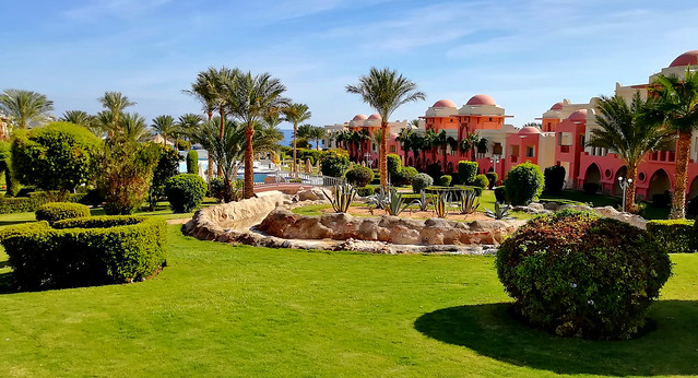 ÄGYPTEN, Makadi Beach bei Hurghadi  , Park im  Serenity Hotel, 800035/21035