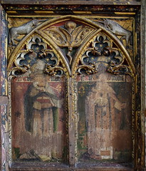screen: St Gregory and St Ambrose