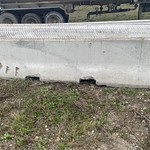 Qty of 12’ 6” jersey barriers