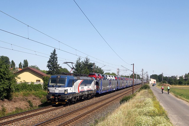 ŽSSK Cargo 383 204-5 in Lysa nad Labem op 19-7-2022