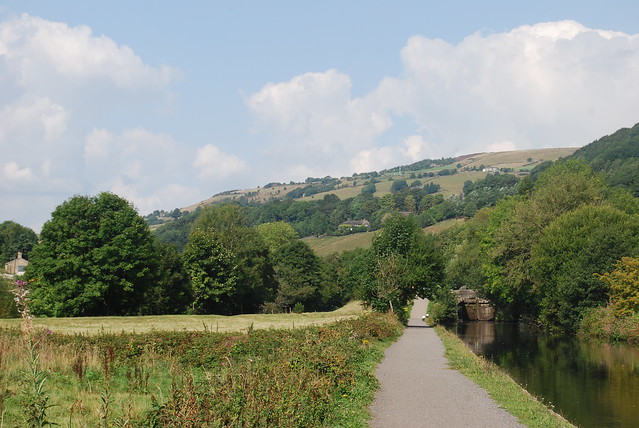 The Rochdale canal in the Calder Valley